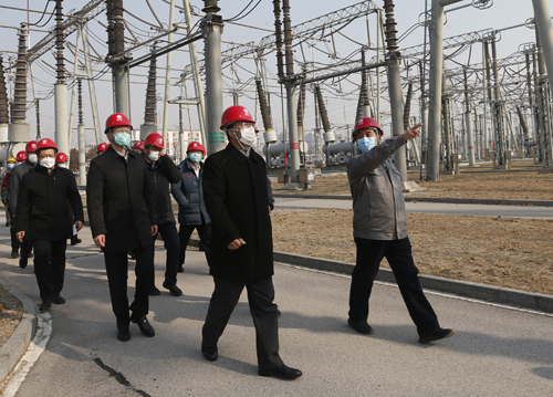 毛偉明到國網(wǎng)冀北電力調(diào)研指導(dǎo)疫情防控、慰問一線干部員工