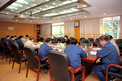 大唐湖南分公司黨委書(shū)記劉建龍到石門發(fā)電公司調(diào)研指導(dǎo)工作