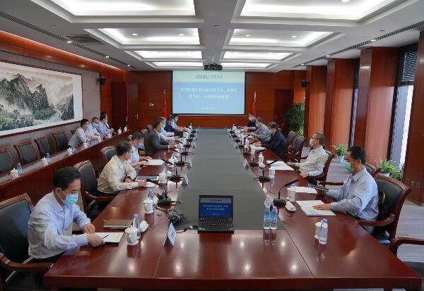 中國能建集團黨委書記、董事長汪建平會見中國大唐黨組書記、董事長陳飛虎一行