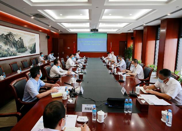 中國能建黨委書記、董事長汪建平會見國華電力董事長宋暢、總經(jīng)理李巍一行