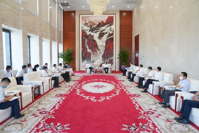 中國能建黨委書記、董事長(zhǎng)汪建平會(huì)見陜西省副省長(zhǎng)趙剛一行