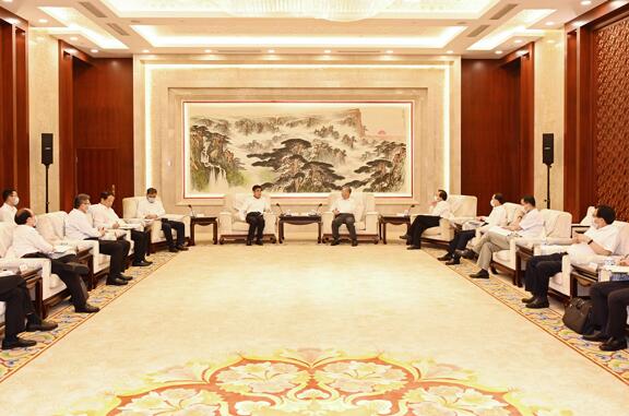 舒印彪拜會(huì)山東省委書記劉家義、省長(zhǎng)李干杰