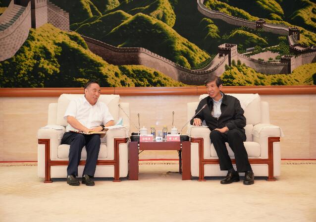 宋海良、孫洪水與大唐集團董事長陳飛虎座談