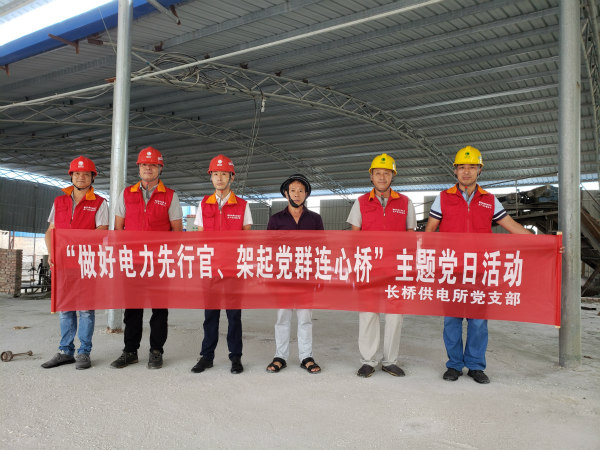 國(guó)網(wǎng)廣昌縣供電公司：開(kāi)展“做好電力先行官、架起黨群連心橋”主題黨日活動(dòng)