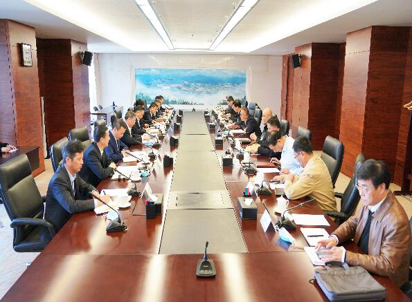 中國能建黨委書記、董事長宋海良拜會三峽集團董事長雷鳴山