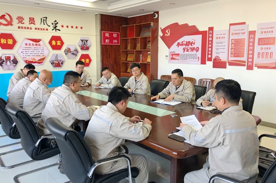 大唐淮北發(fā)電廠開(kāi)展“沖刺四季度，奪取雙勝利”主題黨日活動(dòng)