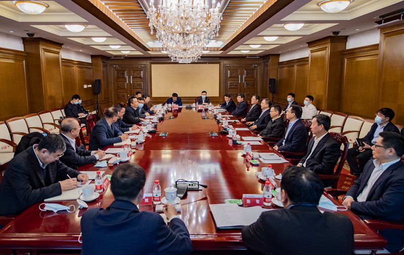 鄒磊、寇偉會(huì)見哈電集團(tuán)董事長曹志安、總經(jīng)理吳偉章