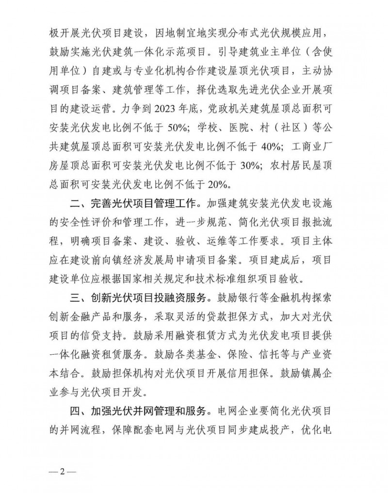 最高30萬，居民補(bǔ)助0.1元/千瓦時(shí)！東莞橋頭鎮(zhèn)發(fā)布《推進(jìn)屋頂分布式光伏發(fā)電的若干措施》