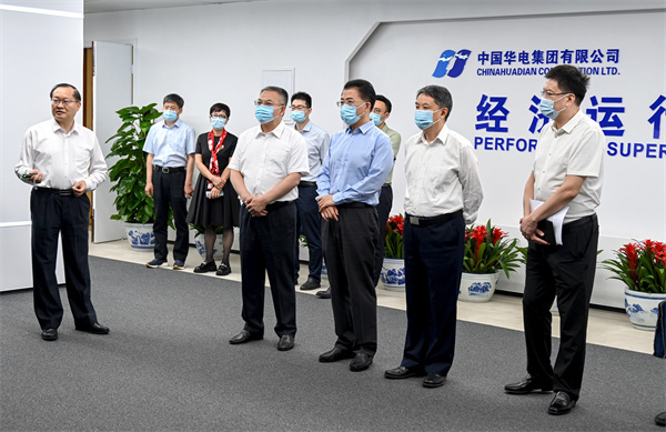 國(guó)務(wù)院國(guó)資委黨委委員、副主任翁杰明到中國(guó)華電督導(dǎo)調(diào)研