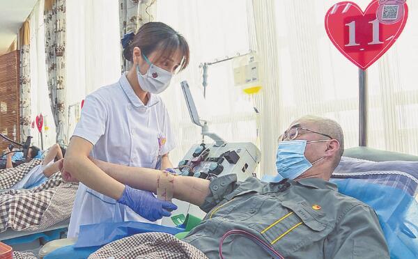 朱皞：22年，堅(jiān)持無(wú)償獻(xiàn)血