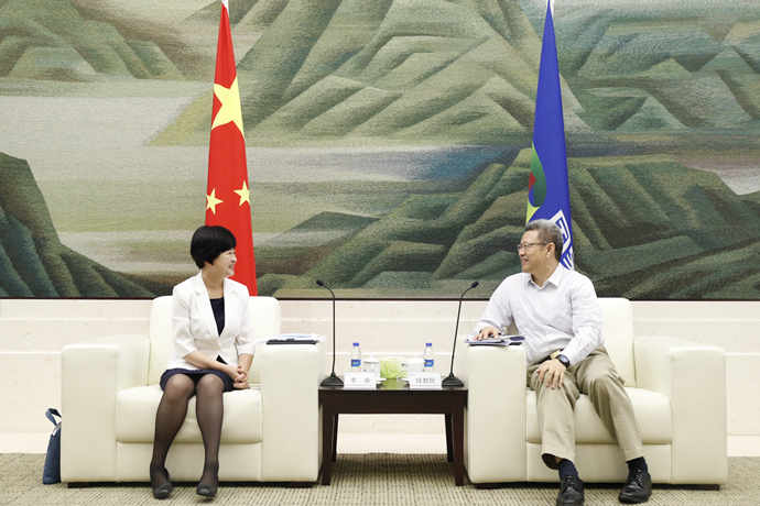 錢智民會(huì)見(jiàn)福建省三明市市長(zhǎng)李春