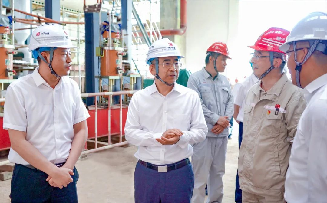 鄒磊拜會(huì)海南省省長馮飛并到大唐?？跉怆婍?xiàng)目現(xiàn)場調(diào)研慰問