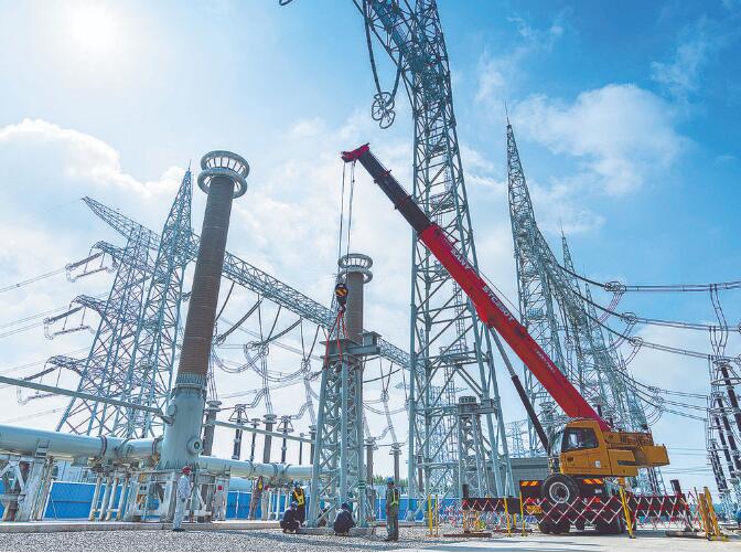 賦能京畿，北京東變電站擴(kuò)建忙