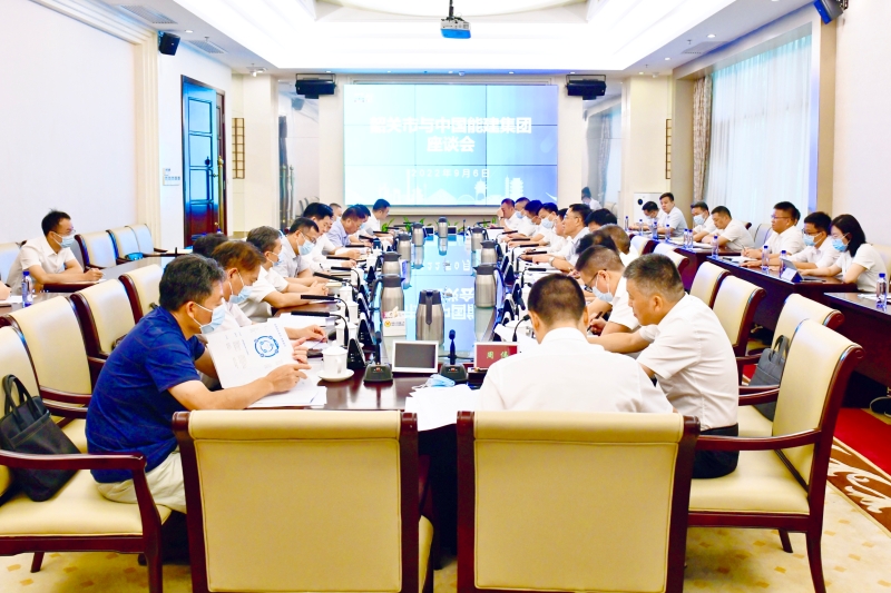 孫洪水與韶關(guān)市委書記、市長(zhǎng)陳少榮會(huì)談