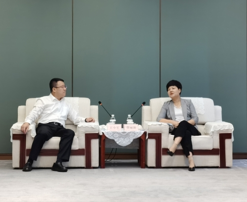 王小軍拜會廣西壯族自治區(qū)黨委常委、常務副主席蔡麗新