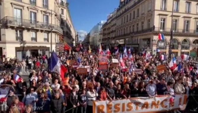 能源危機(jī)、高通脹令德法面臨“持續(xù)動(dòng)蕩”危機(jī)，抗議罷工不斷上演