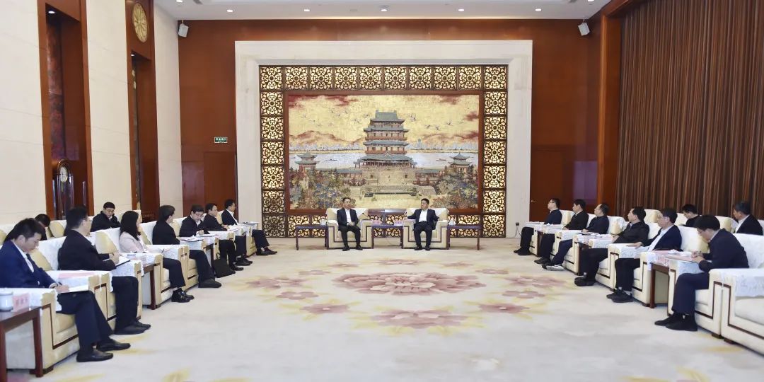 大唐集團(tuán)有限公司黨組書記、董事長(zhǎng)鄒磊拜會(huì)江西省省長(zhǎng)葉建春