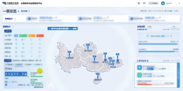 南方電網(wǎng)公司云景數(shù)字運(yùn)營(yíng)管控平臺(tái)全網(wǎng)上線