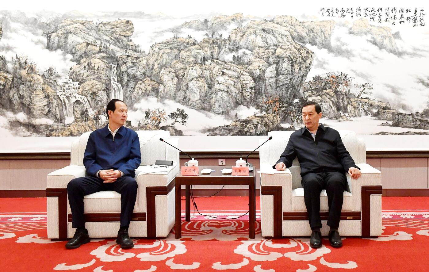 中國電建黨委書記、董事長丁焰章與河北省委常委、石家莊市委書記張超超會談