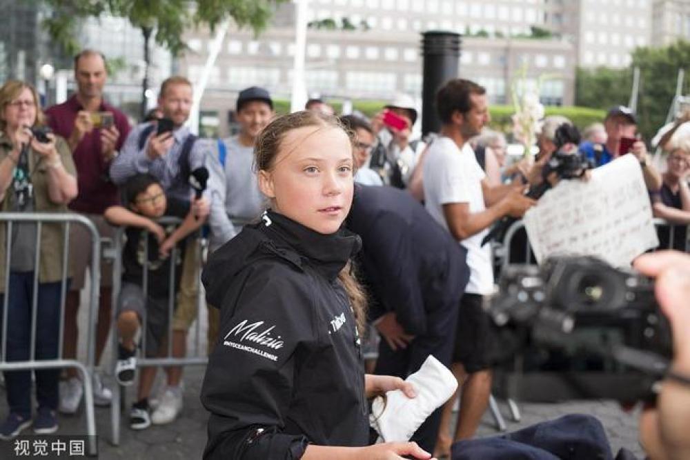 瑞典“環(huán)保少女”堵門挪威能源部，抗議在牧民土地建風(fēng)力渦輪機(jī)