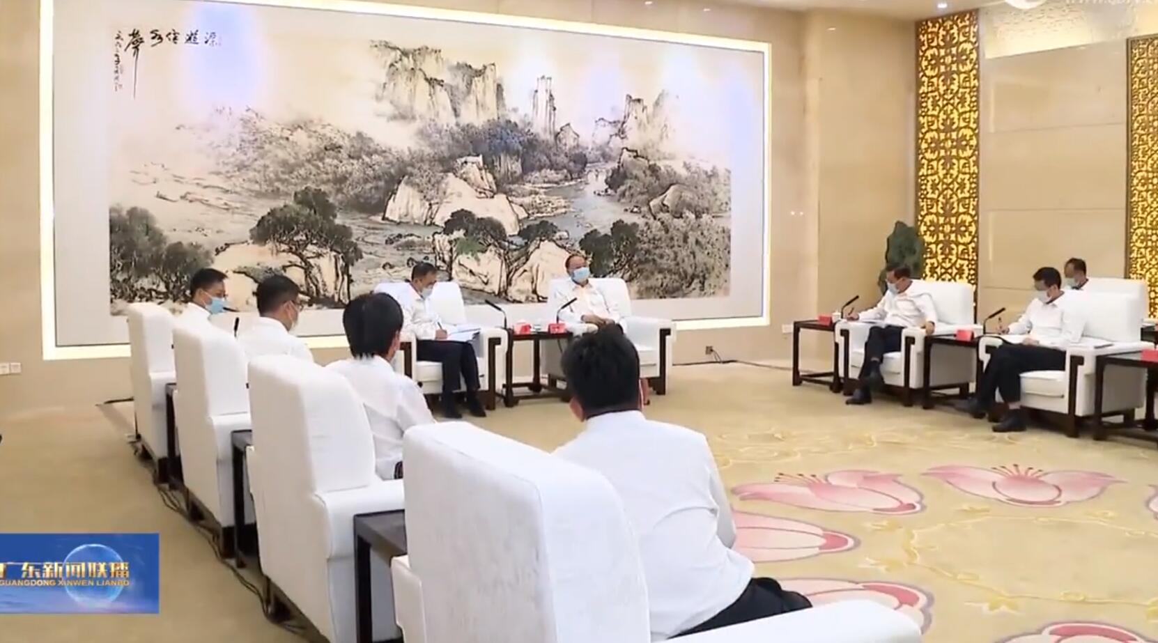 大唐集團黨組書記、董事長鄒磊拜會廣東省委書記黃坤明、省長王偉中