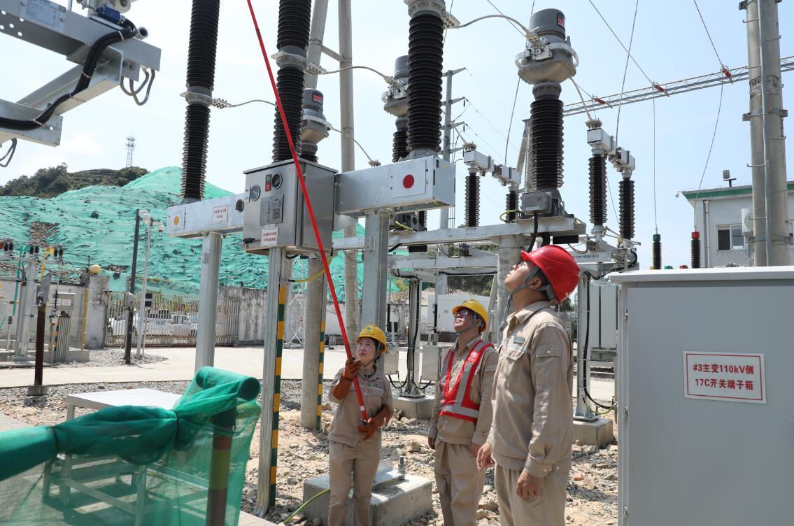國網(wǎng)福鼎市供電公司110千伏文渡變電站3號主變順利啟動(dòng)