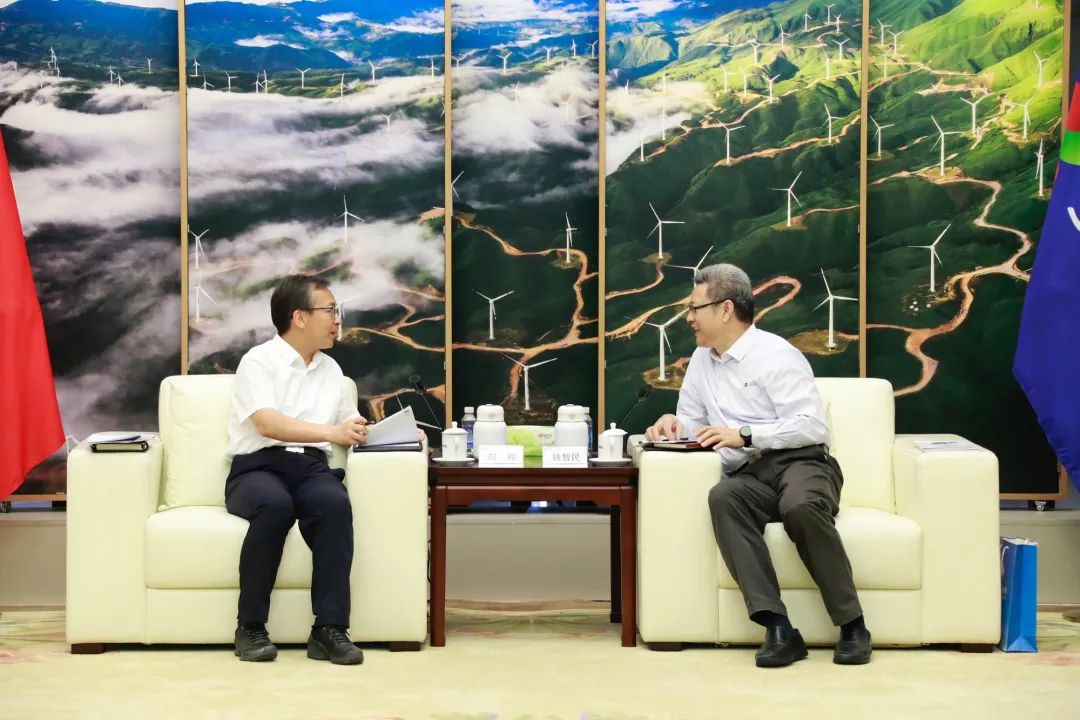 國家電投黨組書記、董事長錢智民會見河北省滄州市市長向輝