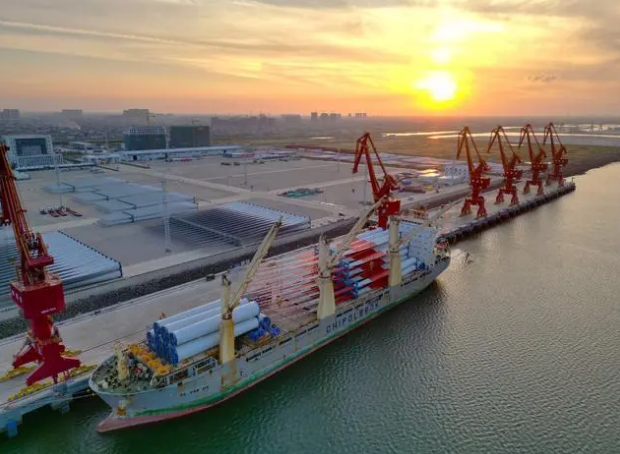 非洲最大風電項目設(shè)備從中國出發(fā)運往埃及