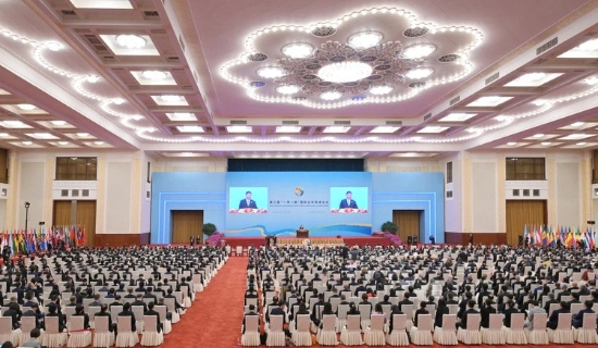 中國(guó)電建黨委書記、董事長(zhǎng)丁焰章參加第三屆“一帶一路”國(guó)際合作高峰論壇開幕式