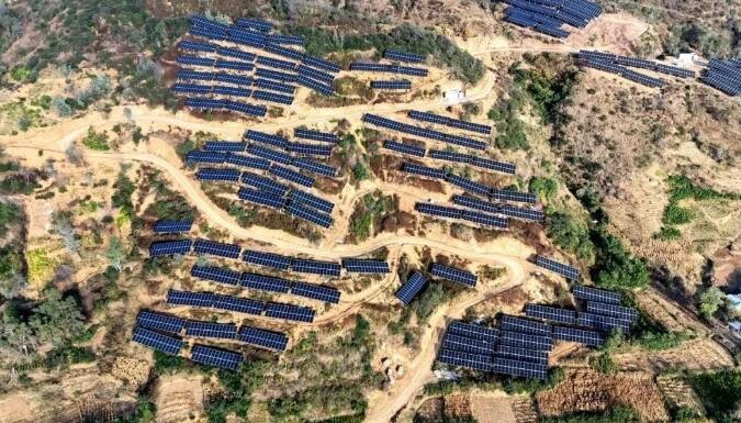 三峽金下基地云南側四個光伏項目實現并網發(fā)電