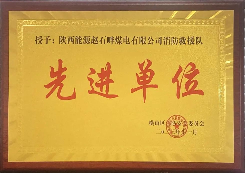 優(yōu)秀！再續(xù)輝煌！陜投集團(tuán)趙石畔煤電消防工作又獲表彰