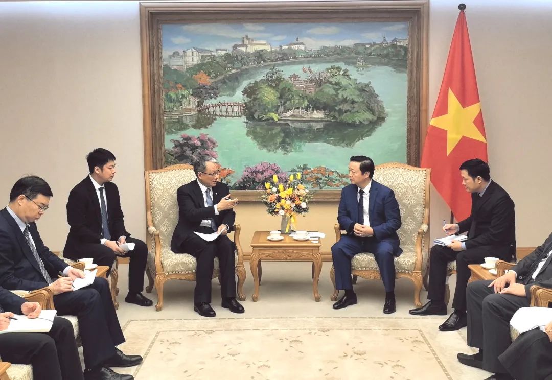 中國(guó)電建黨委副書(shū)記、總經(jīng)理王斌拜會(huì)越南副總理陳紅河