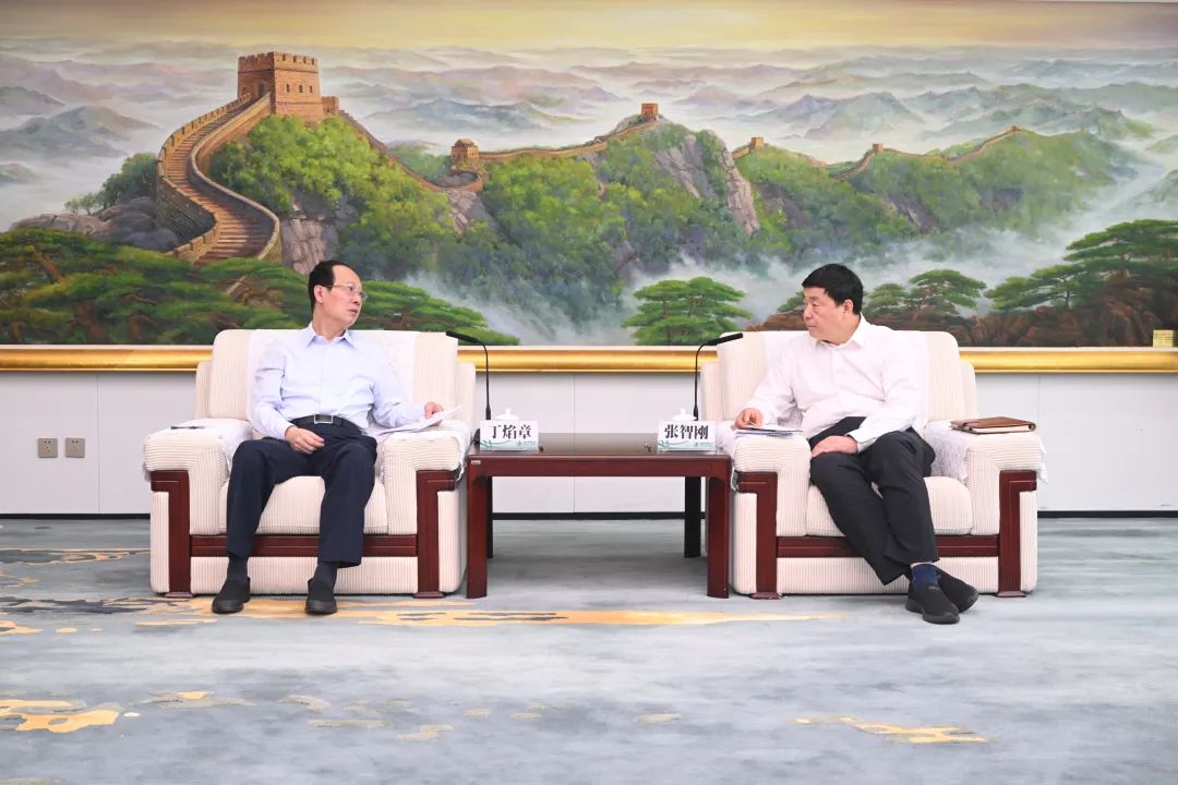 中國電建黨委書記、董事長丁焰章與國家電網(wǎng)有限公司董事長、黨組書記張智剛舉行會談