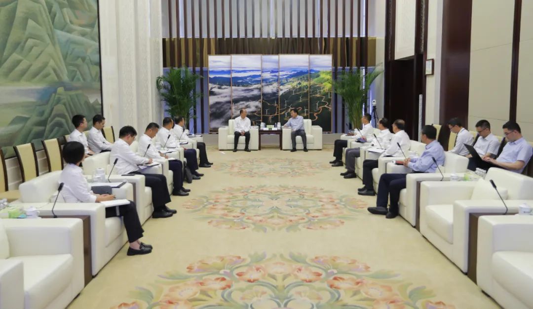 國家電投黨組書記、董事長劉明勝會(huì)見中國化學(xué)黨委書記、董事長莫鼎革