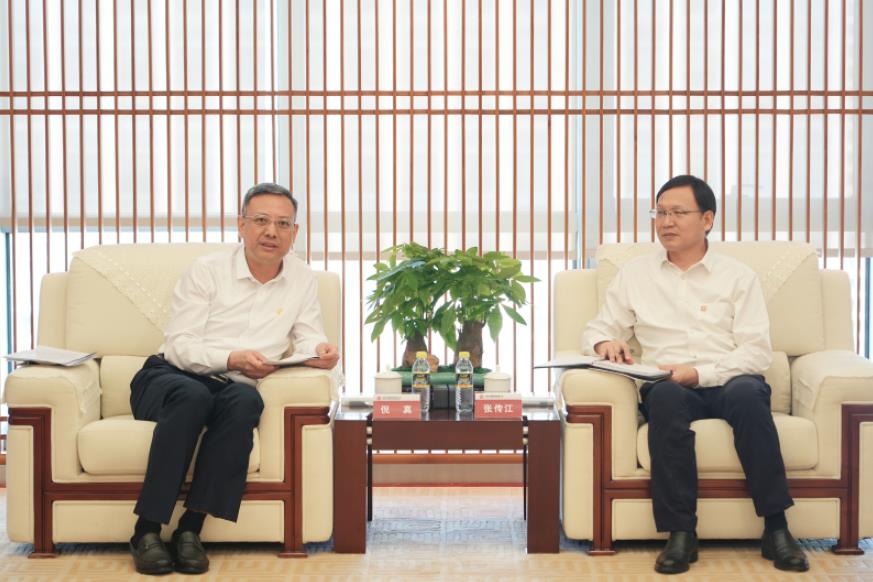 中國(guó)能建黨委副書(shū)記、總經(jīng)理倪真與中國(guó)大唐總經(jīng)理張傳江會(huì)談