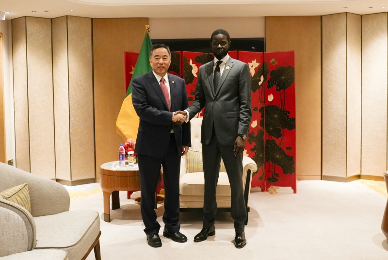 中國(guó)能建黨委書記、董事長(zhǎng)宋海良拜會(huì)塞內(nèi)加爾總統(tǒng)法耶