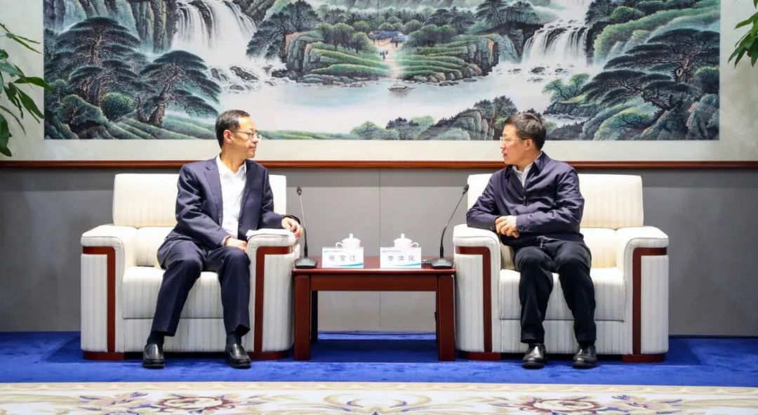 中國電氣裝備黨委書記、董事長李洪鳳會見交通銀行黨委副書記、行長張寶江