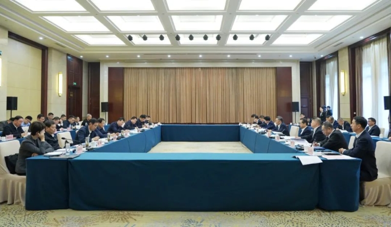 中國能建黨委書記、董事長宋海良與臨沂市委書記任剛會談