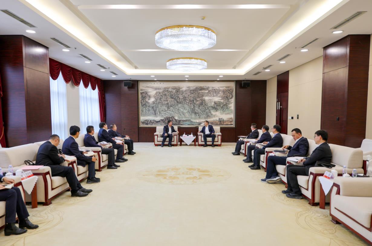 大唐甘肅公司黨委書記、董事長王建偉拜會(huì)國網(wǎng)甘肅省電力公司董事長、黨委書記林一凡