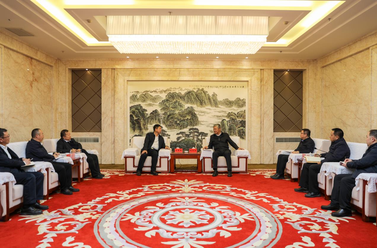 大唐甘肅公司黨委書記、董事長王建偉拜會隴南市委書記張柯兵、市長劉永革