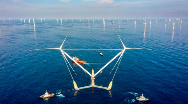 全球最大漂浮式風(fēng)電平臺(tái)“明陽(yáng)天成號(hào)”正式投運(yùn)