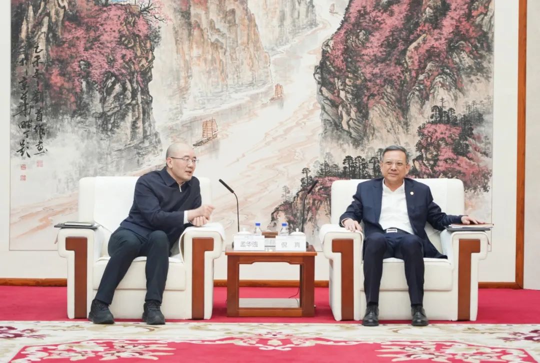 中國(guó)能建黨委副書(shū)記倪真與遼寧省國(guó)資委主任孟華強(qiáng)會(huì)談