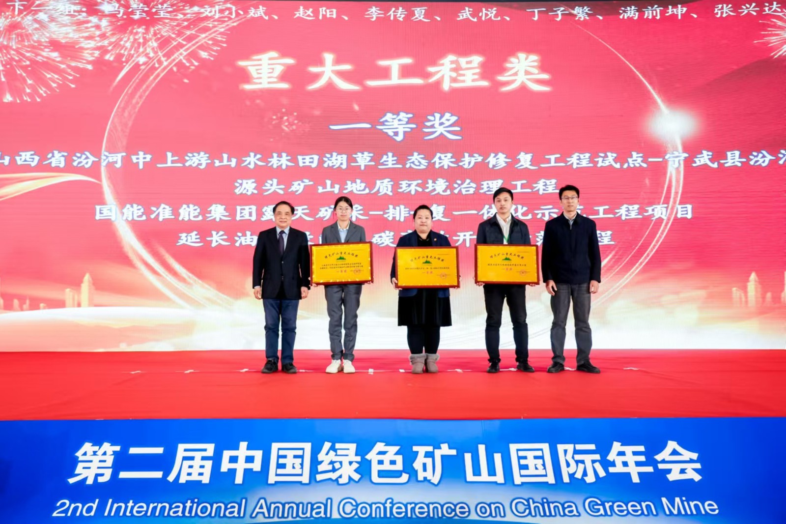 準能集團在中國綠色礦山國際年會中獲多個專業(yè)獎項