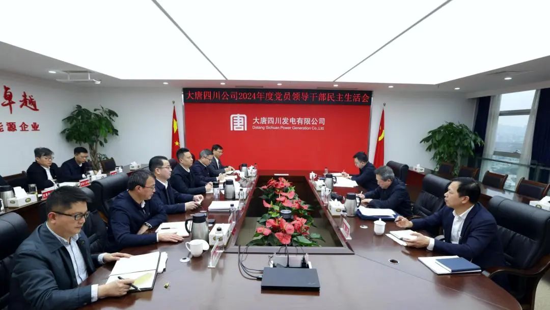 大唐四川公司黨委召開2024年度黨員領(lǐng)導干部民主生活會