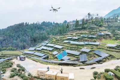 湖北秭歸光伏電站建設(shè)忙