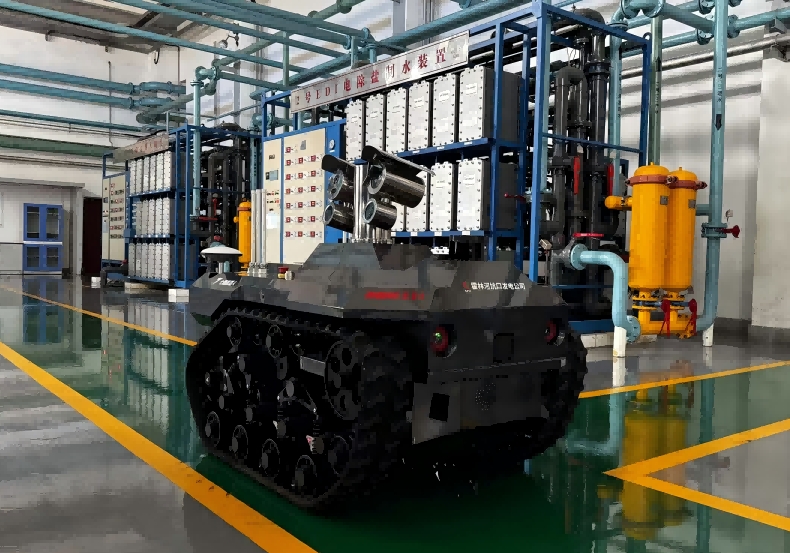 國家電投霍林河坑口發(fā)電公司巡檢機(jī)器人投入使用